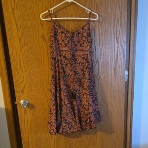 Floral Print Sleeveless Dress Karma Highway One Size, Best For S/M